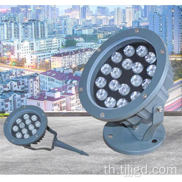 สปอตไลท์ LED แสงอาทิตย์กลางแจ้ง